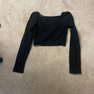 Black top with cross back